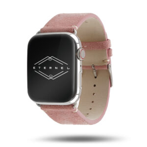 Bracelet Apple Watch Maverick chevre rose